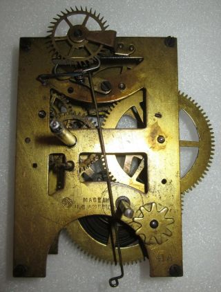 Antique Seth Thomas Time Wall Regulator Clock Movement 41a (store 1)