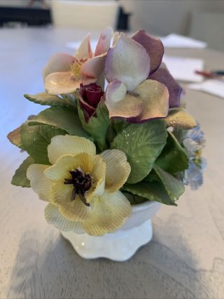 Gorgeous Vintage Coalport Floral Bone China Flower Bouquet Made In England