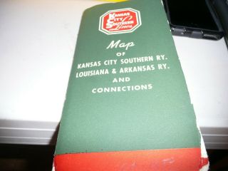 Map Of Kansas City Southern Ry/louisiana & Arkansas Ry And Connections