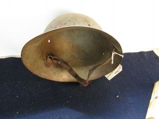 Antique World War Ii Japanese Civil Defense Helmet No Liner With Chin Strap
