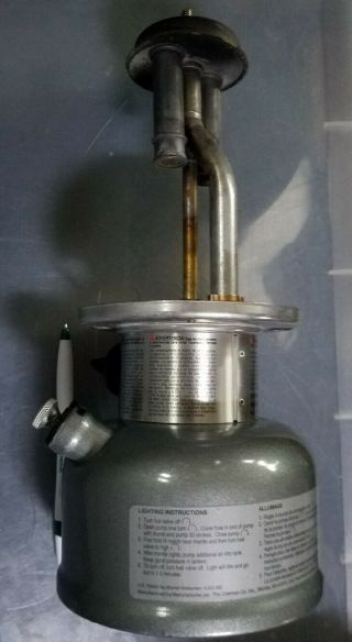 Vintage 1996 Coleman Lantern,  Case Dual Fuel Powerhouse 285 - 700T,  2 Mantles 3