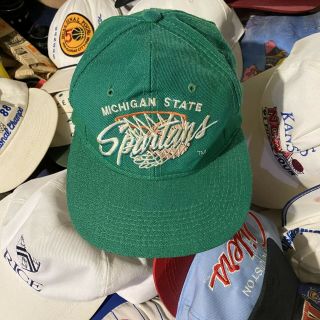 Vintage 90’s Michigan State Spartans Basketball Snapback Hat
