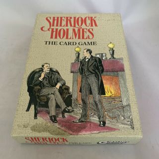 Gibsons Games “sherlock Holmes” - The Card Game Vintage Board Game