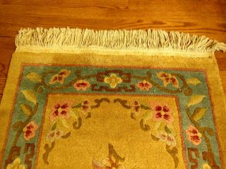 VINTAGE TRADITIONAL FLORAL ORIENTAL RUG HAND - KNOTTED WOOL LARGE CARPET 30 
