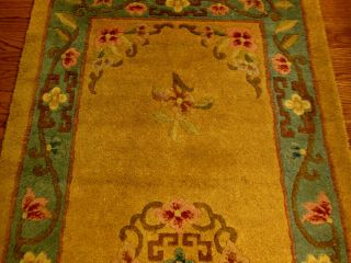 VINTAGE TRADITIONAL FLORAL ORIENTAL RUG HAND - KNOTTED WOOL LARGE CARPET 30 