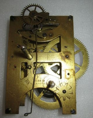 Antique Seth Thomas Time Wall Regulator Clock Movement 41a (store 3)