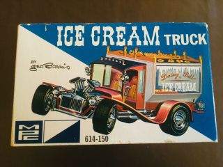 Vintage Mpc George Barris Ice Cream Truck Model Kit 1/25 Scale 1960 