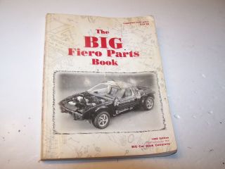 Vintage 1999 The Big Fiero Parts Book Pre Owned