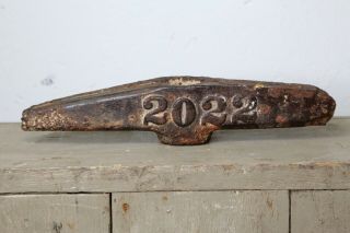 Vintage Antique Sledge Hammer Head Blacksmith Forge Mining Old Tool Cast Iron