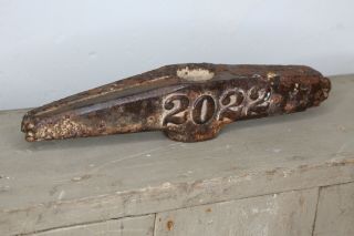 Vintage Antique Sledge Hammer Head Blacksmith Forge Mining Old Tool cast iron 2