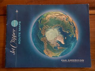 1965 Jet Clipper Route Maps - Pan Am Pan American World Airways - Large 30 Pages