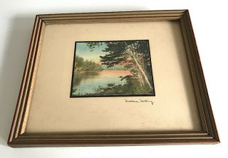 Wallace Nutting Vintage Framed Photographic Print 