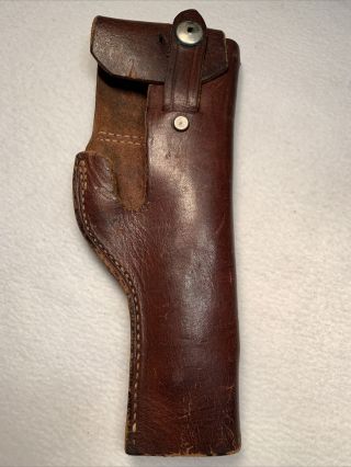 Leather Tucker Silverton Org Vintage Pistol Revolver Holder Lm2