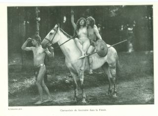 189? - Vintage Art Nouveau - Nude Women& Men Artist - E.  Schneider - Act Ph.  - Gay Inter - 15