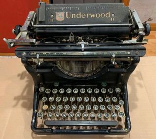 Antique Underwood 11 Typewriter Serial Number 4704405 - 11