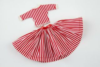 Cotton Striped Skirt & Top Outfit Fits Little Miss Revlon,  Nancy Ann,  Vogue Jill