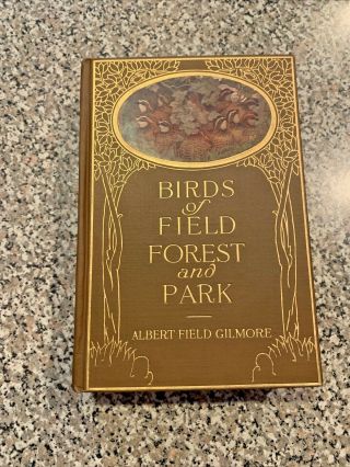 1919 Antique Bird Book " Birds Of Field,  Forest,  & Park " First Edition.