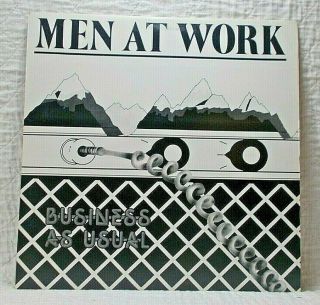 Men At Work - - Business As Usual,  Vintage Vinyl - Columbia No.  Pcc 90667,  1981 Copyrig