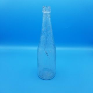 Chr Heurich Brewing Co Washington D.  C.  Clear Antique Beer Bottle Blue Tint