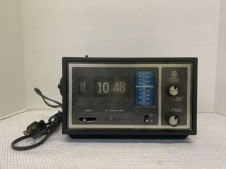 Vintage General Electric Ge Flip Alarm Clock Radio