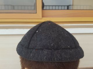 Antique Handmade Yamaka Yarmulke Kippah Jewish Hat Yarmulkes Kipa Kippa Black