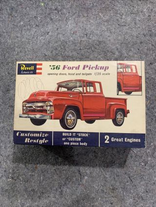 Rare 1962 Revell 1956 Ford Pickup Truck Model Kit H - 1238:198