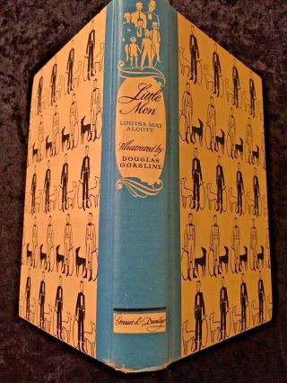 Vintage Little Men Louisa May Alcott Junior Illustrated Edition 1947