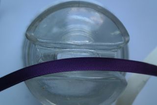 10 Yard 1/4 Wide Vintage Roll Grosgrain Violet Purple Ribbon Hat Dress 277