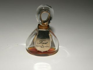Vintage 1976 Perfume First De Van Cleef Arpels Parfum 0.  25 Fl.  Oz About 10 Full