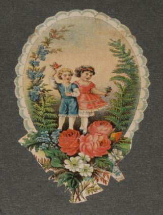Vtg Advertising Vergho Ruhling & Co.  Chicago Il Fancy Goods Victorian Trade Card
