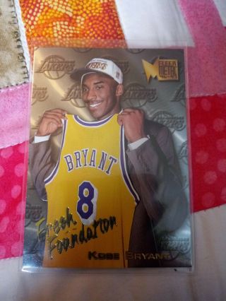 1996 97 Fleer Metal 137 Kobe Bryant Rookie Card