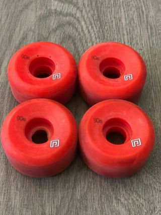 Vtg Nos Powell Peralta Mini Rats 2 Ii Og 57mm/90a Red Skateboard Wheels