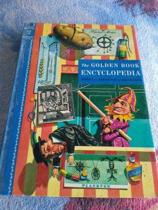 Vintage The Golden Book Encyclopedia Volume 12 Paricutin To Quicksand 1960