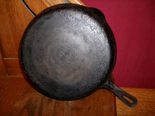 Vintage Antique Griswold 9 Cast Iron Skillet Pan 11 1/4 " Diameter Erie,  Pa No 9