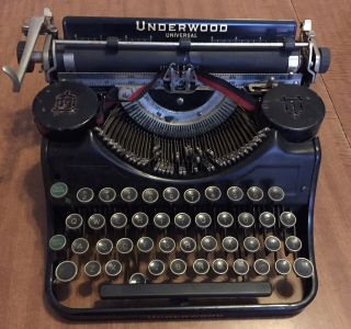 Vintage Antique Underwood Universal Typewriter No Case
