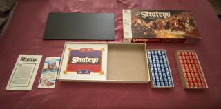 Stratego Vintage 1986 The Classic Board Game Of Battlefield Strategy Complete
