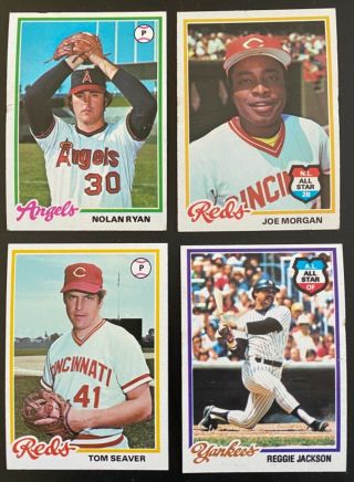 1978 Topps Baseball Cards - - - Near Complete Set (655 Of 726= 90 Of Set)