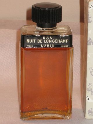 IOB Vintage Antique Lubin Nuit de Longchamp 90 2900 Eau de Cologne 3 2/3 oz 2