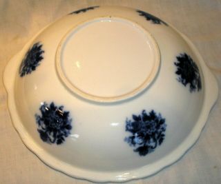 GORGEOUS Antique Vintage Flow Blue Stoneware Pitcher & Wash Bowl PRISTINE 3