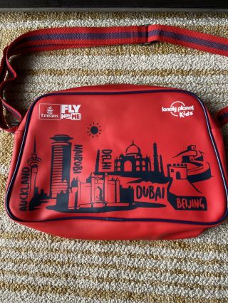 Emirates Fly With Me Red Carry On Travel Bag Kids Dubai