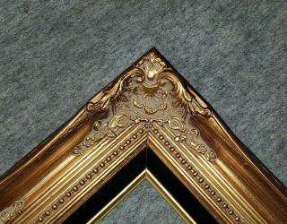 4 " Gold Leaf Wood Antique Picture Frame Photo Art Wedding Gallery 18x24 B2gb
