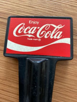 Vintage Coca Cola Topper For Tap Soda Dispenser