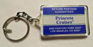 ms Sun Princess.  Cruises.  Cabin Key Ring.  Ocean Liner Boat Ship Lucite Fob 2