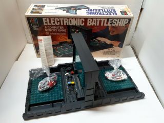 Electronic Battleship Board Game 1979 Vintage Mb Milton Bradley Complete