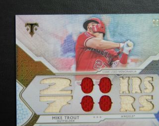 2018 Topps Triple Threads Mike Trout 