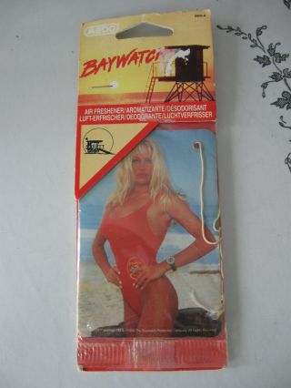 Vintage 90s Baywatch Pamela Anderson Cj Parker Air Freshener Car Medo Tv Promo