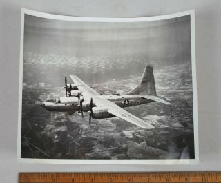 1970s Vintage Silver Gelatin Print Usaf Air Force B - 32 Bomber Convair Photo