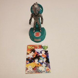 Dragon Ball Z Burger King Vintage 2000 Vegeta Figure,  Base,  Toy Insert Dbz