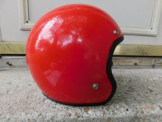 Very Cool Vintage Al Unser Jr.  Red B.  S.  I.  Helmet
