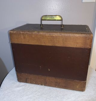 Vintage Antique 1950’s Singer 99 Sewing Machine & Case - - Parts/restore